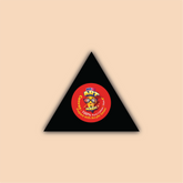 4-Inch Black Triangle Canvas Board